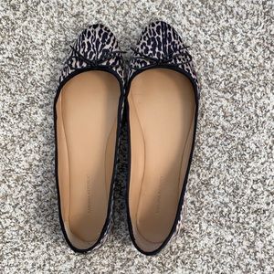 Banana republic animal print flats